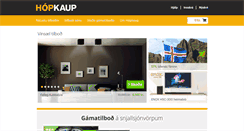 Desktop Screenshot of hopkaup.is